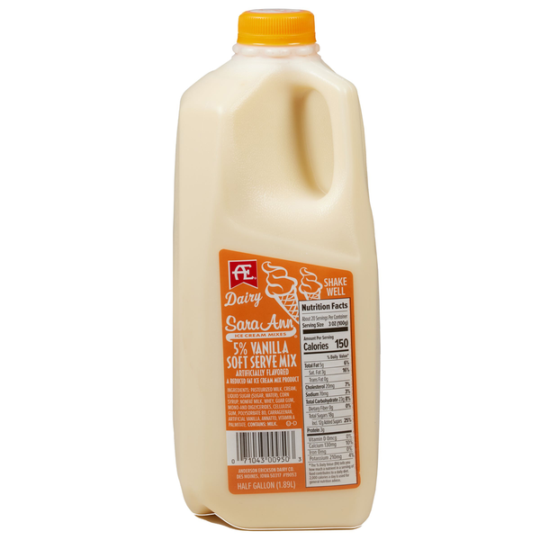 乳液・ミルク Sarah Sara Ann Vanilla Soft Serve Mix Same-Day Delivery or Pickup