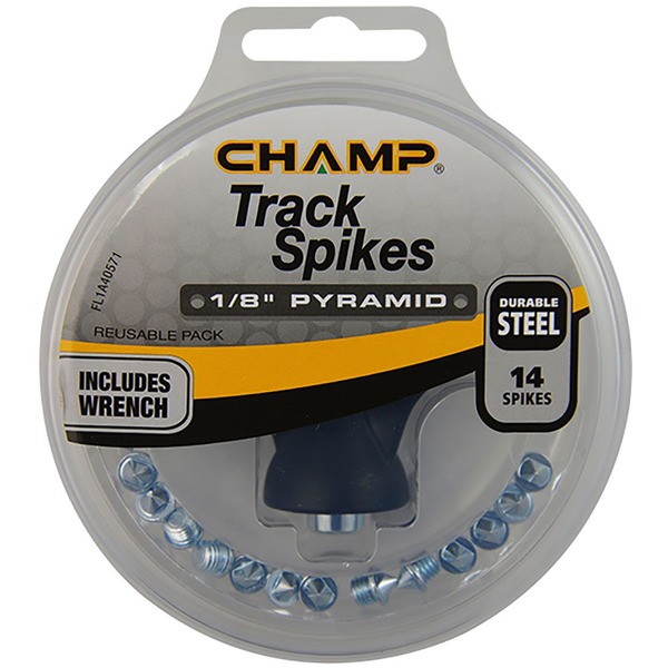 Champ's 1/8” Steel Pyramid Replacement Track Spikes