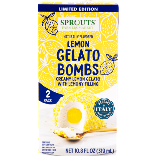 Sprouts Lemon Gelato Bombs, 2 Pack
