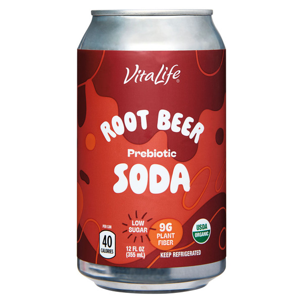VitaLife Root Beer Prebiotic Soda