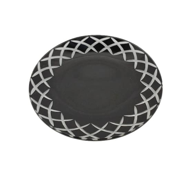 Ashland Black Glass Plate