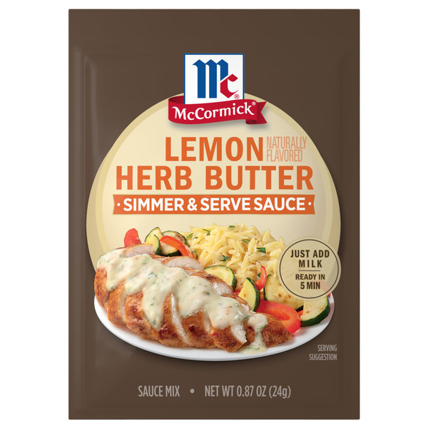 McCormick Lemon Naturally Flavored Herb Butter Sauce Mix