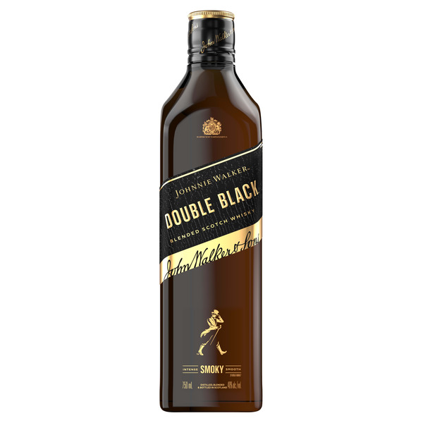 Johnnie Walker Black Label 760ml2本セット白紋章 ジョニーウォーカー ブラックラベル 760ml 金キャップ 白紋章