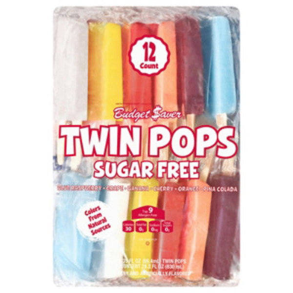 Budget Saver Sugar Free Assorted Twin Pops