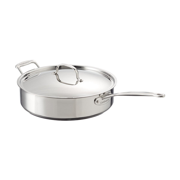 Cuisinart 5 1/2 Quart Stainless Steel Saute Pan With Helper Handle & Cover