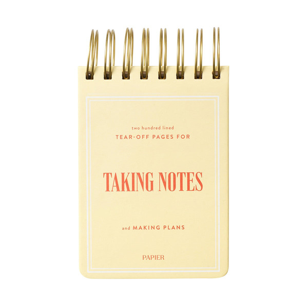 Papier Taking Notes Spiral Notepad