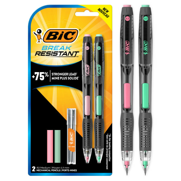 BIC Mechanical Pencils, No.2 Medium, 0.7 MM