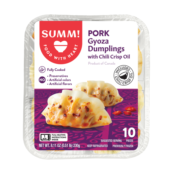 Summ! Pork Chili Crisp Gyoza Dumplings Same-Day Delivery or Pickup