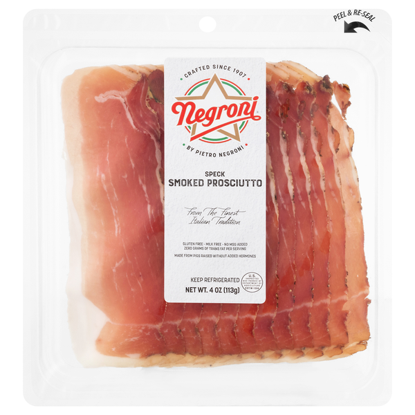 Negroni Speck Smoked Prosciutto