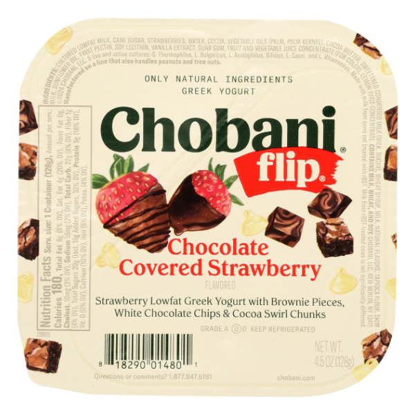 Chobani Chocolate Covered Strawberry Flavored Greek Yogurt
