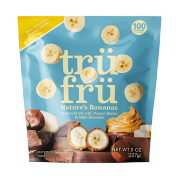 Tru Fru Frozen Bananas in Peanut Butter & Milk Chocolate