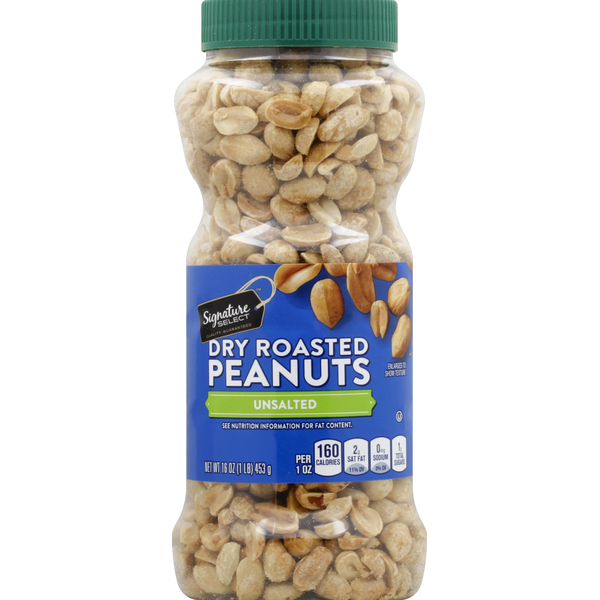 Signature Peanuts, Unsalted, Dry Roasted