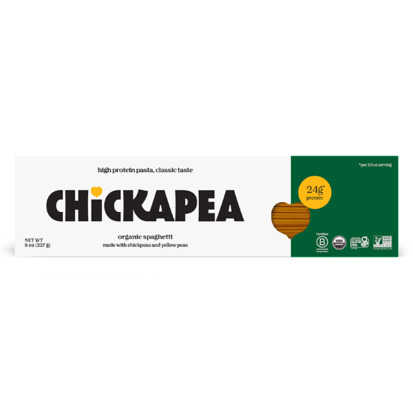Chickapea Organic Chickpea & Yellow Pea Pasta, Spaghetti Same-Day