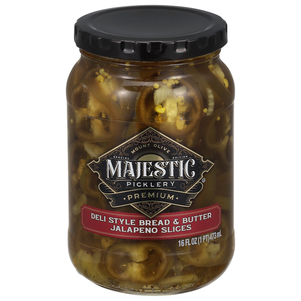 Publix Mt. Olive Pickles, Deli Style, Bread & Butter, Jalapeno Slices