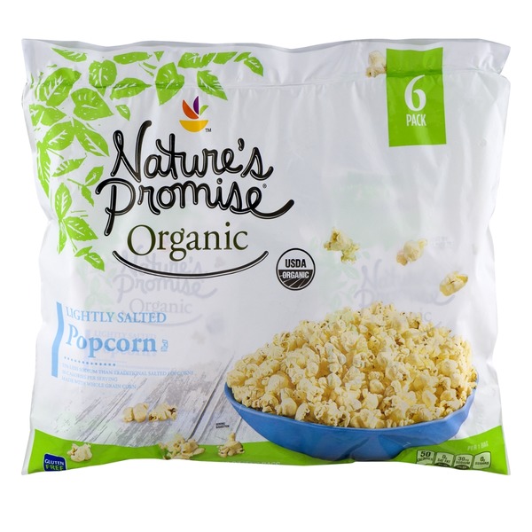Nature's Promise Organic Lightly Salted Popcorn 6 PK (0.39 oz