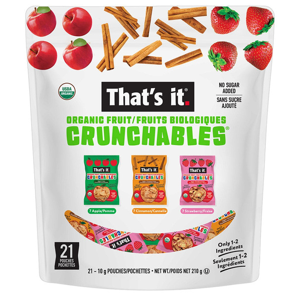 That’s it Organic Fruit Crunchables Variety Pack