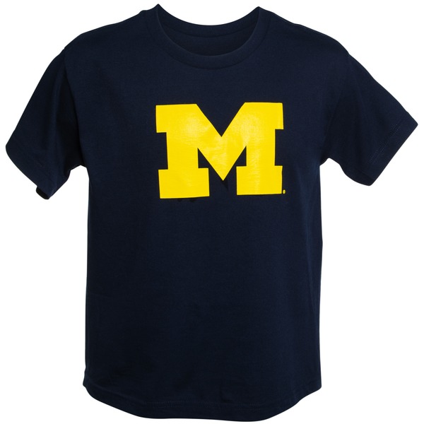 GE n2 Michigan Wolverines Logo Graphic Youth T-Shirt