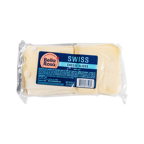 Bella Rosa - Swiss Cheese Slices 1.5lb