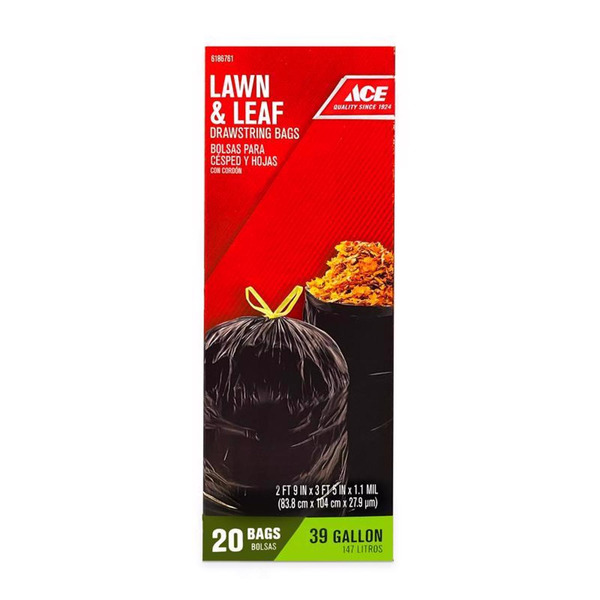 ACE Bag 39 gallon 18 count Draw