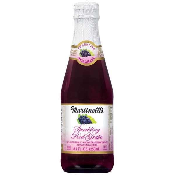 Martinelli's Sparkling Red Grape Juice (8.4 fl oz) Instacart
