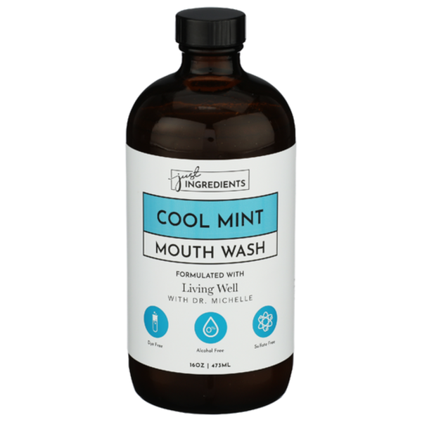 Just Ingredients Cool Mint Mouth Wash Same-Day Delivery or Pickup