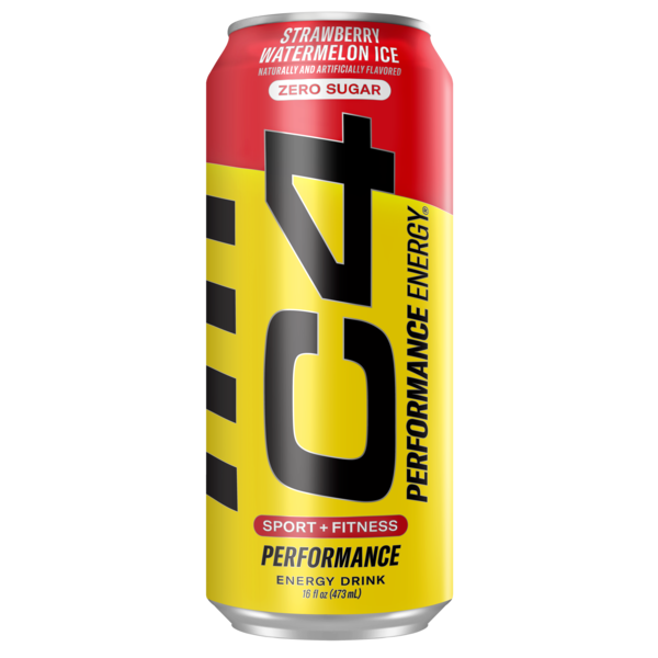 C4 Energy Performance Energy Drink, Carbonated, Strawberry