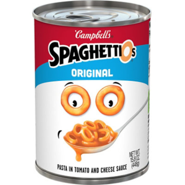 Campbell's SpaghettiOs Pasta, in Tomato and Cheese Sauce, Original
