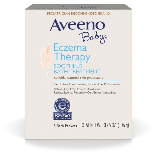 aveeno baby eczema bath