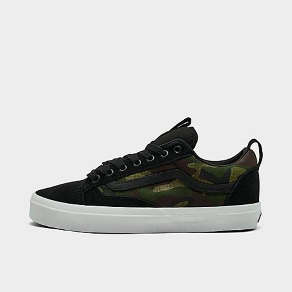 Vans Big Kids' x Atiba Jefferson Old Skool 36+ Skate Shoes, Size 6.5 - Camo/Black
