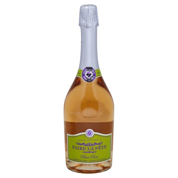 Faire La Fete Sparkling Wine, French, Brut Rose (750 ml) Instacart