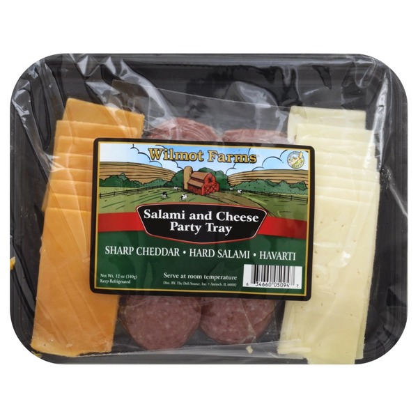 Wilmot Farms Party Tray, Salami and Cheese (12 oz) Instacart