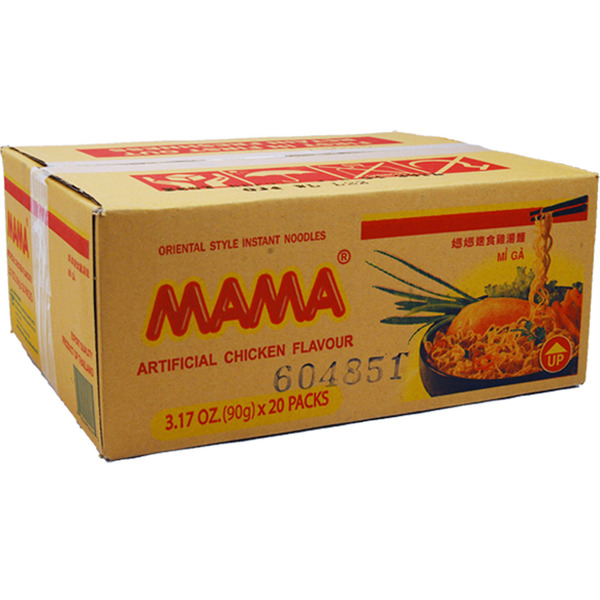 Mama Instant Noodles, Oriental Style, Artificial Chicken Flavour