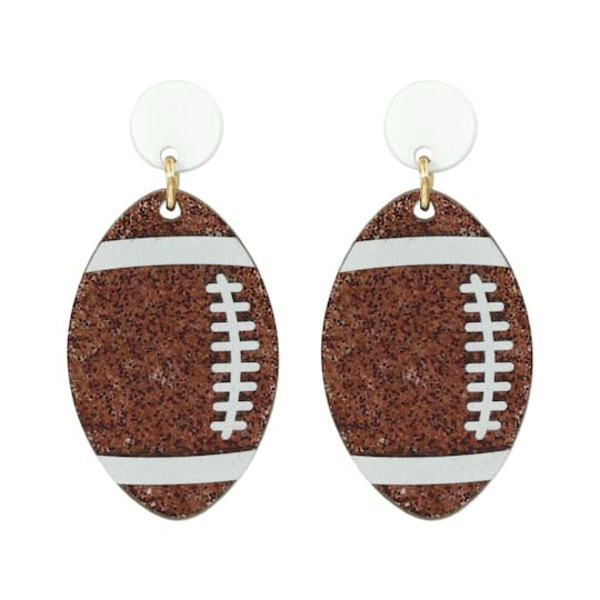 Celebrate It Football Earrings, 2"
