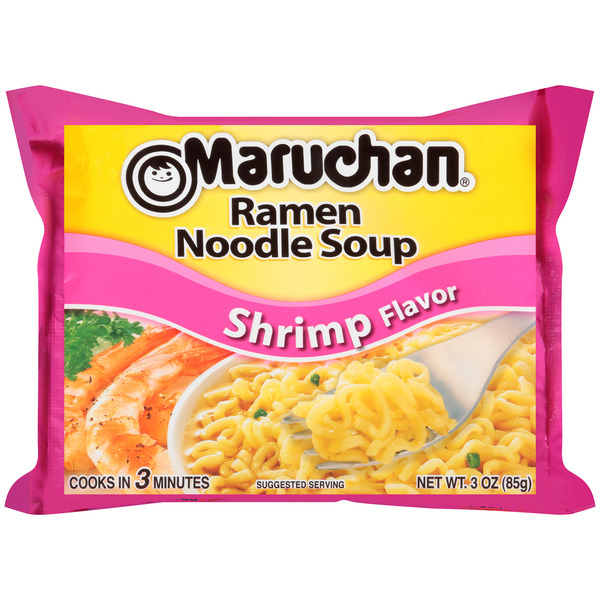 Maruchan Ramen Noodle Soup, Shrimp, 3 oz Same-Day Delivery