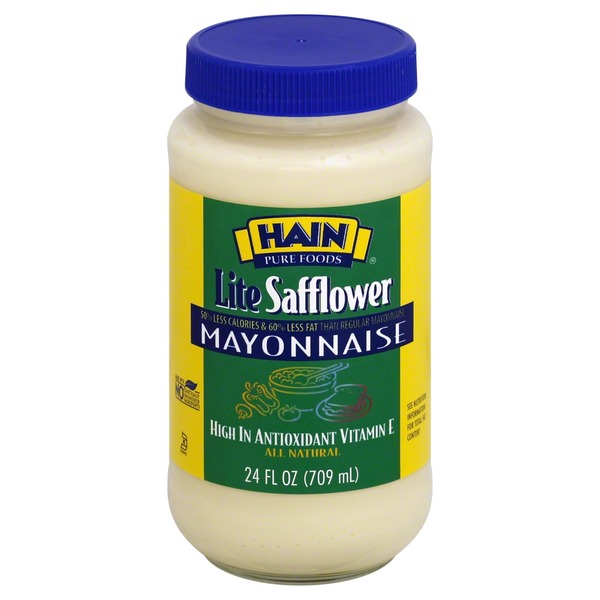 Hain Mayonnaise, Lite, Safflower (24 oz) Instacart