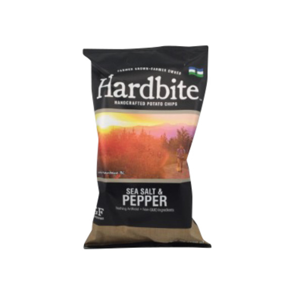 Hardbite Chips, Potato, Handcrafted, Sea Salt & Pepper
