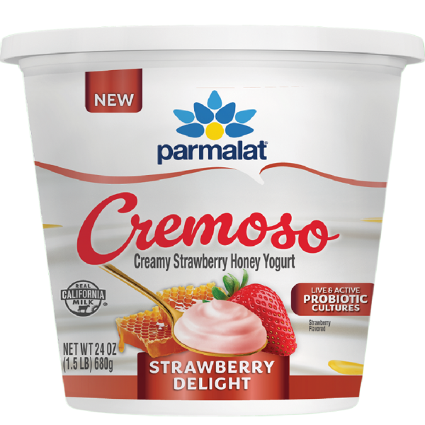 Parmalat Cremoso Strawberry Honey Yogurt