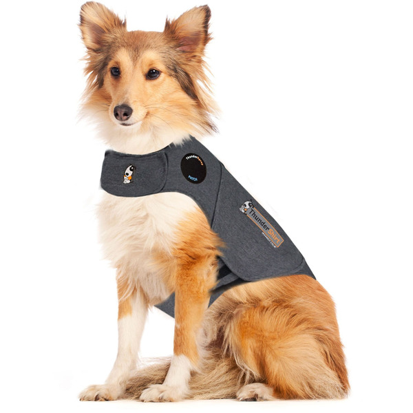 Thunder Shirt Heather Gray Dog Anxiety Solution Large Gray Vest