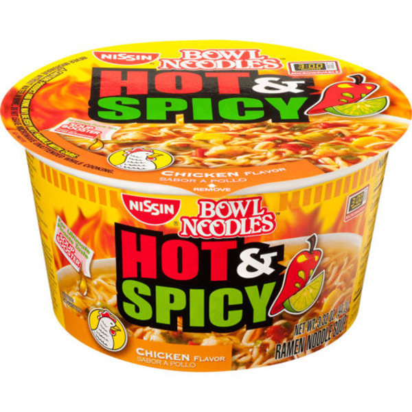 Bowl Noodles - Hot & Spicy Chicken Flavor - 6/3.27 oz