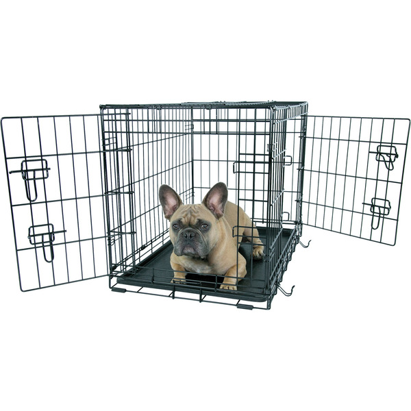 Play On Double Door 1 Handle With Divider Dog Crate
