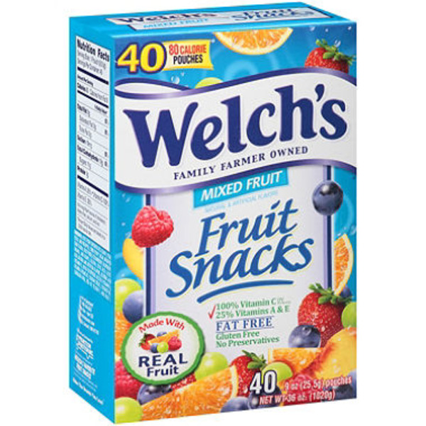 Welch's - Mixed Fruit Snacks - 40 ct