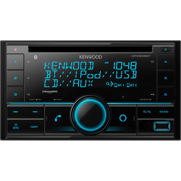 Kenwood Built-in Bluetooth In-Dash CD/DM Receiver - Black