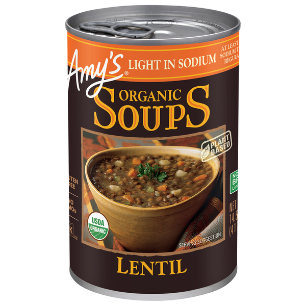 Amy's Kitchen Light in Sodium Lentil Soup