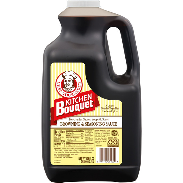 Kitchen Bouquet Browning and Seasoning Sauce, 128 Fluid Ounces (Package May Vary) (05100)