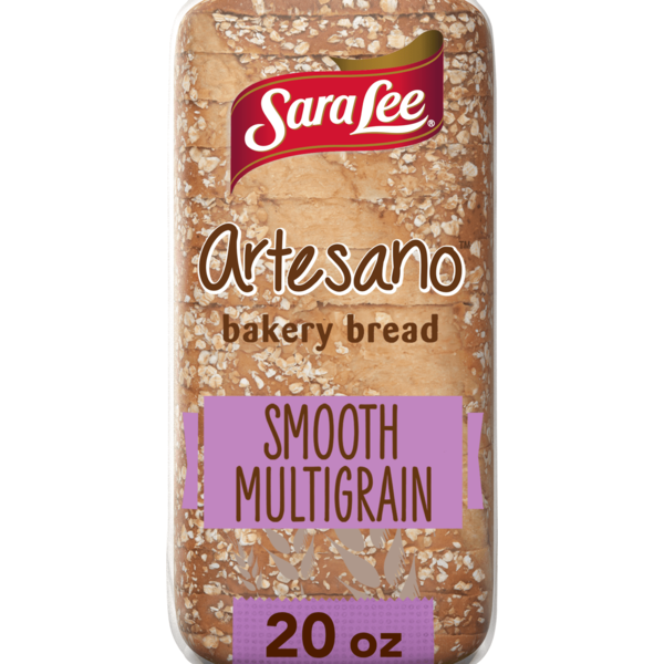 Sara Lee Artesano, Smooth Multigrain, Bread, Multigrain Bread, 20 oz