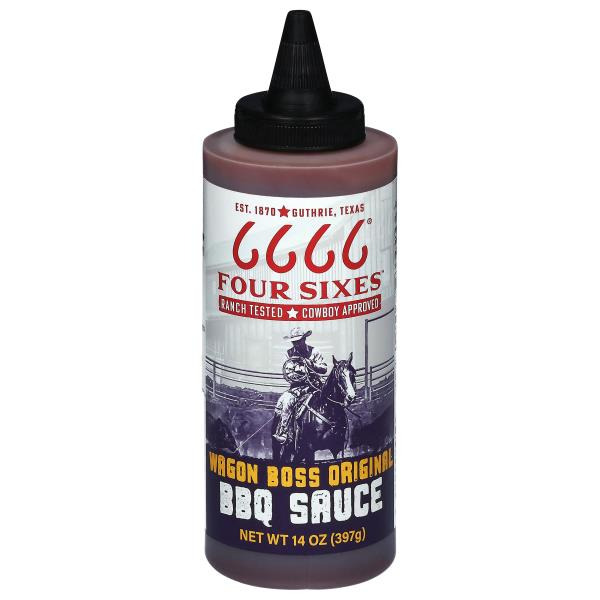 Four Sixes Wagon Boss Original BBQ Sauce Same-Day Delivery or