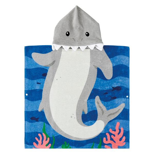 マリンバ⭐︎巾着LL KIRKTON HOUSE Shark Hooded Beach Towel Same-Day Delivery or Pickup