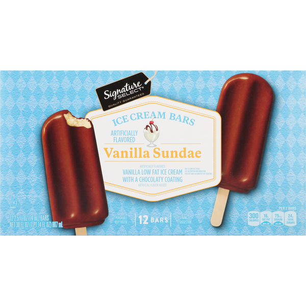 Signature SELECT Sundae Bars, Vanilla