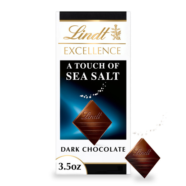 Lindt Excellence Sea Salt Dark Chocolate Candy Bar Same-Day