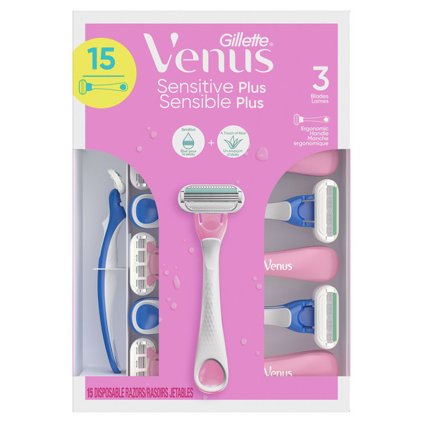 Gillette Women's Venus Sensitive Disposable Razors